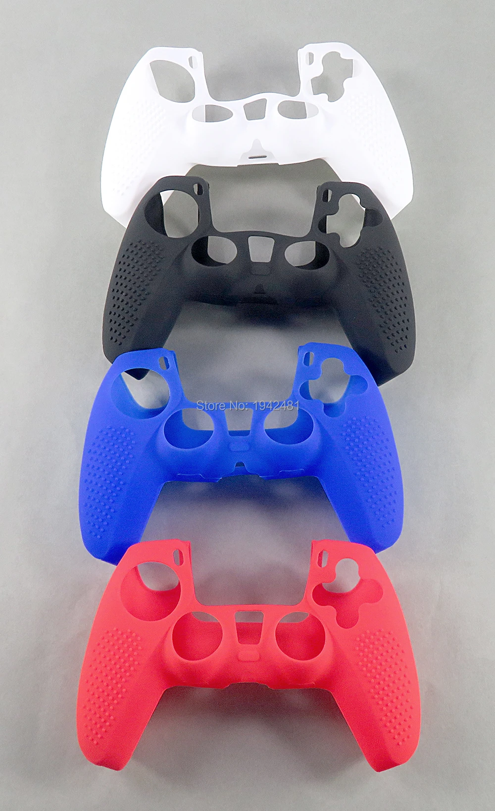 20 piezas funda de silicona con mango colorido, cubierta protectora de piel a prueba de polvo, antideslizante para Sony PlayStation PS5, juego de controlador - imagen 4