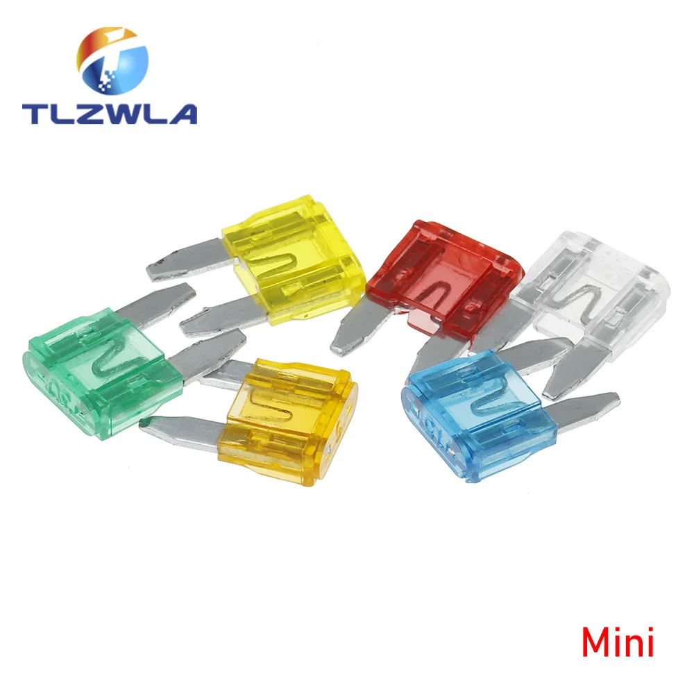 30 Uds estándar Mini Micro 32V fusible de cuchilla automática para coche 5 10 15 20 25 30 AMP cada 5 uds fusible de coche fusible automático blanco amarillo rojo azul - imagen 3