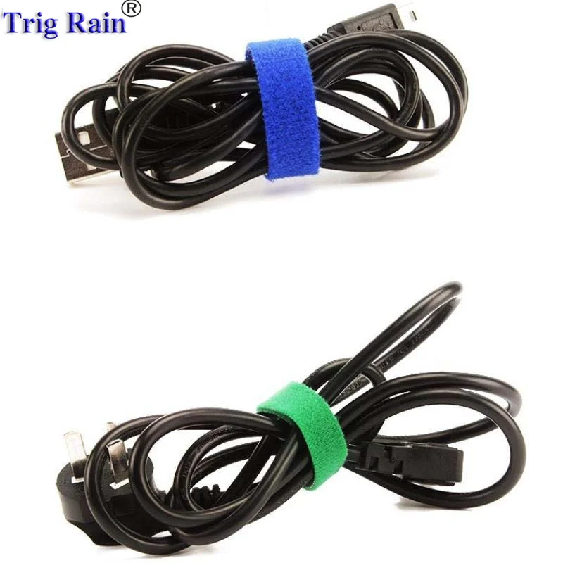 Organizador de cables, bobinadora, bridas mágicas para cables, marcador de gestión de cables, cinta, correas de plomo para ordenador - imagen 4