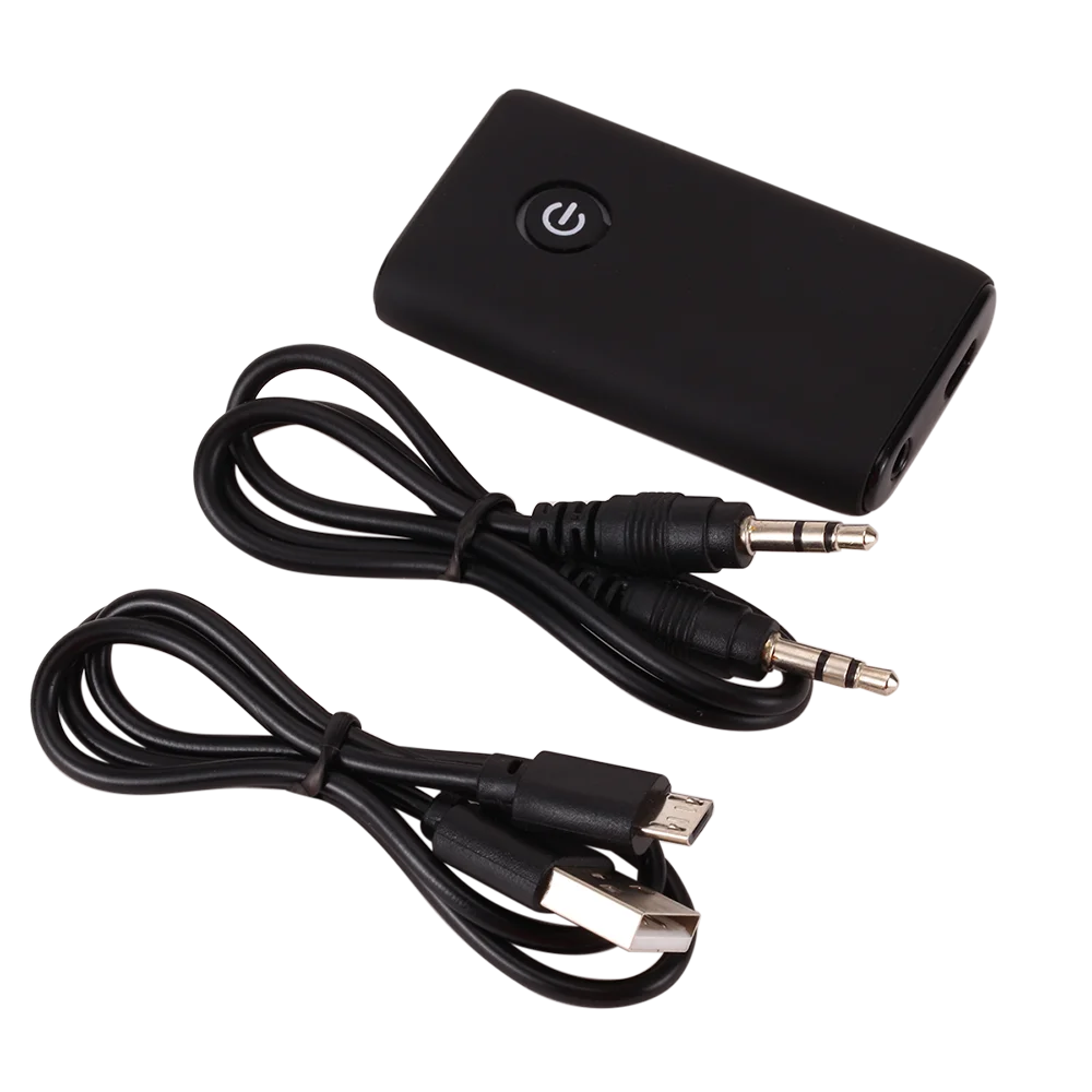 Adaptador de Audio de música Hifi AUX de 3,5mm 2 en 1 receptor transmisor inalámbrico compatible con Bluetooth 5,0 recargable para TV PC altavoz de coche - imagen 3