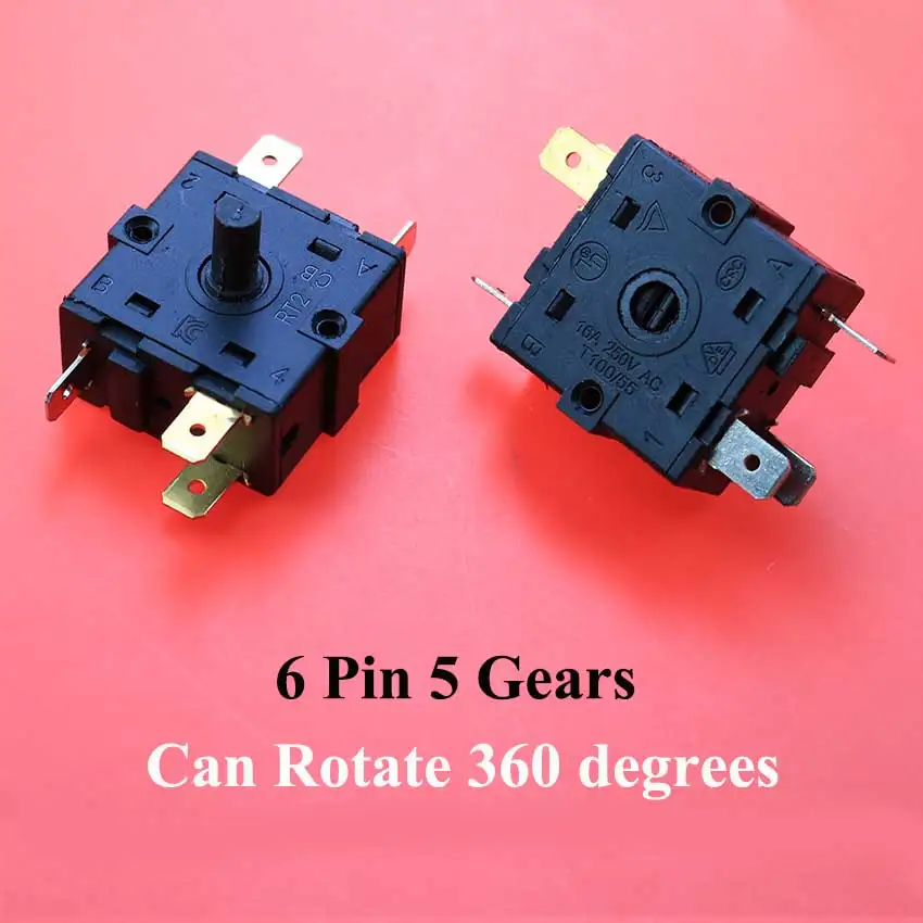 6 Pin 5 gears