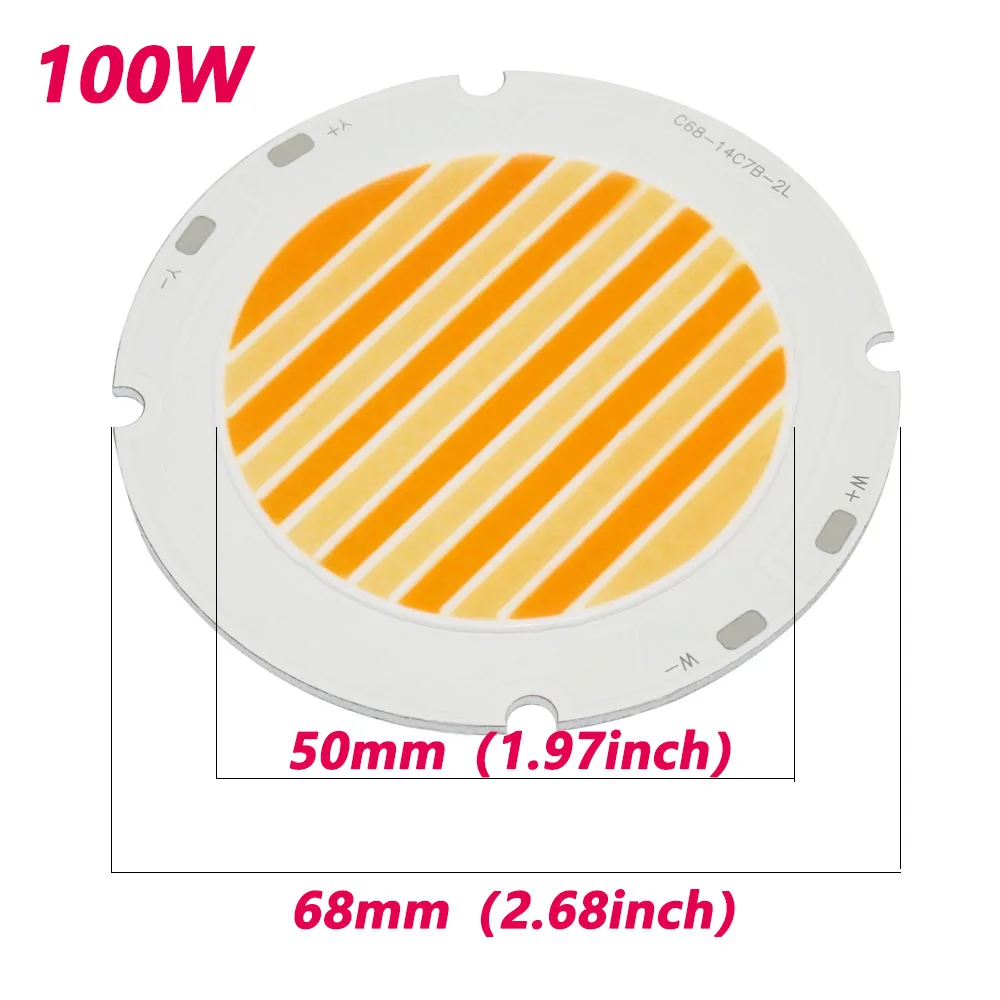 Chips LED cob 200W DC42-45V IC inteligente Power100W chip de dos colores RA95 cuentas de lámpara LED para foco de luz de inundación Lampada iluminación DIY - imagen 4