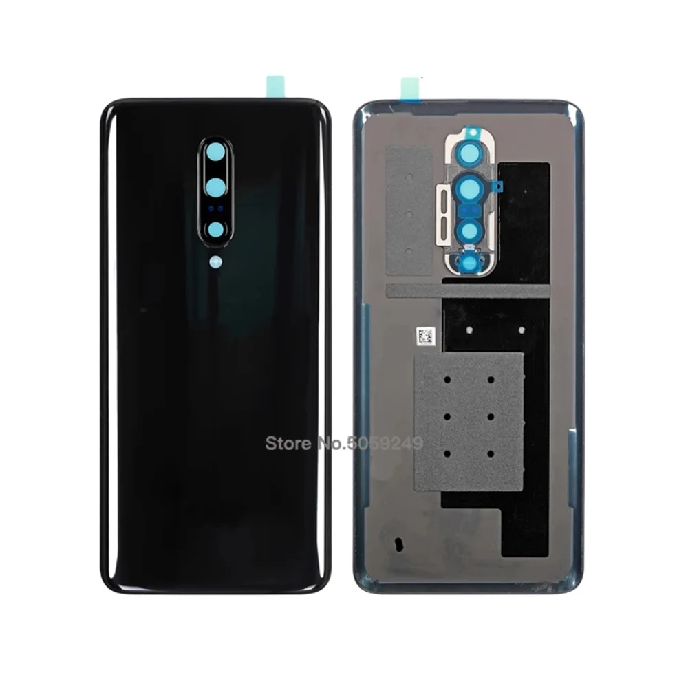 Cubierta trasera para OnePlus 7 7Pro, cubierta de batería, carcasa de puerta trasera para One Plus 7 7t Pro, Panel de vidrio trasero, puerta de batería, nueva - imagen 5