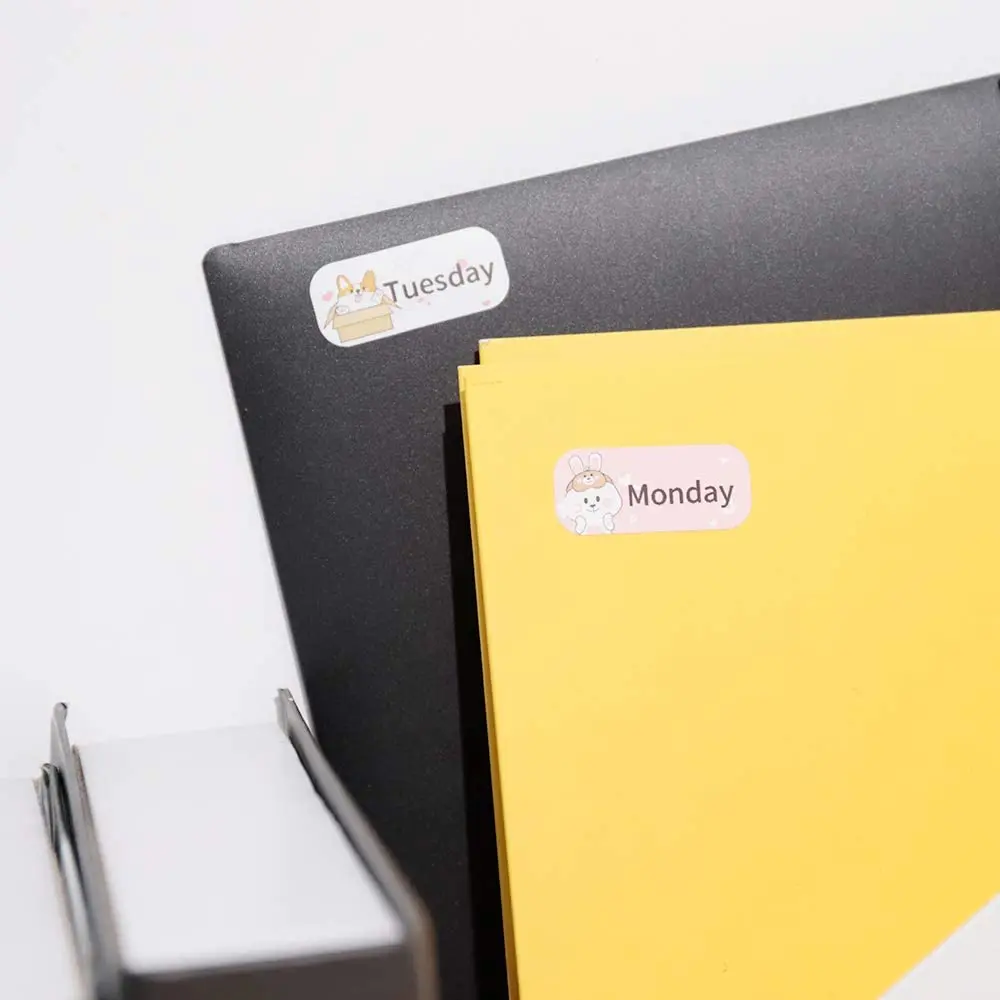 Phomemo-impresora de etiquetas de Papel M110 M200, máquina de impresión térmica autoadhesiva, redonda, cuadrada, multiusos - imagen 5