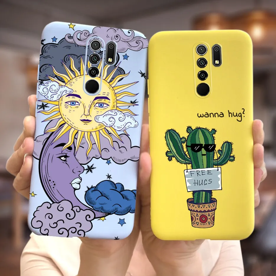 Funda trasera de silicona suave para Xiaomi Redmi 9, carcasa elegante con flores para teléfono, Poco M2, PocoM2, Redmi 9, Prime - imagen 5