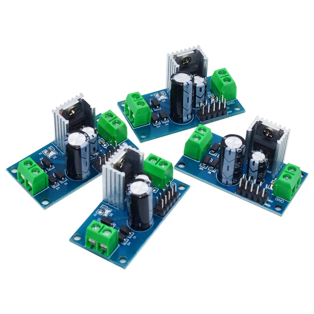 LM7805 LM7806 LM7809 LM7812 DC/AC Módulo de fuente de alimentación del regulador de voltaje de tres terminales 5V 6V 9V 12V Salida máxima 1.2A