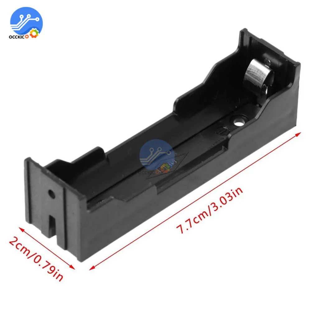 Caja de almacenamiento de batería 1x2x3x4x18650, 1, 2, 3, 4 ranuras, soporte para banco de energía 18650, contenedor de baterías con Pin duro - imagen 2