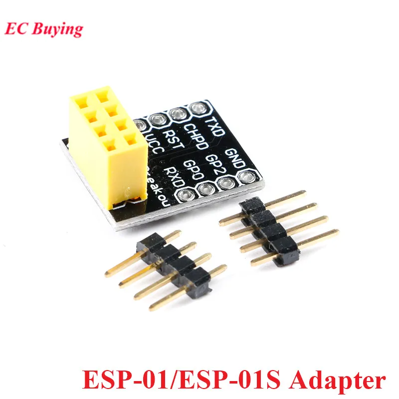 1 unidad-10 Uds CH340C USB ESP8266 ESP-01 ESP01S Prog WIFI Downloader módulo inalámbrico Placa de desarrollo para adaptador de programador Arduino - imagen 5