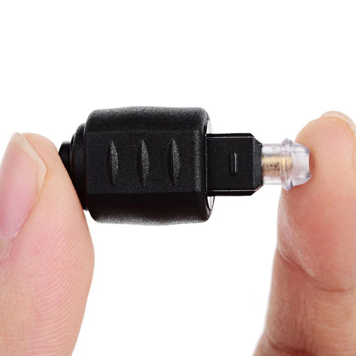 Promoción-Mini adaptador de Audio óptico, conector hembra de 3,5 MM a enchufe macho Toslink Digital para amplificador - imagen 3