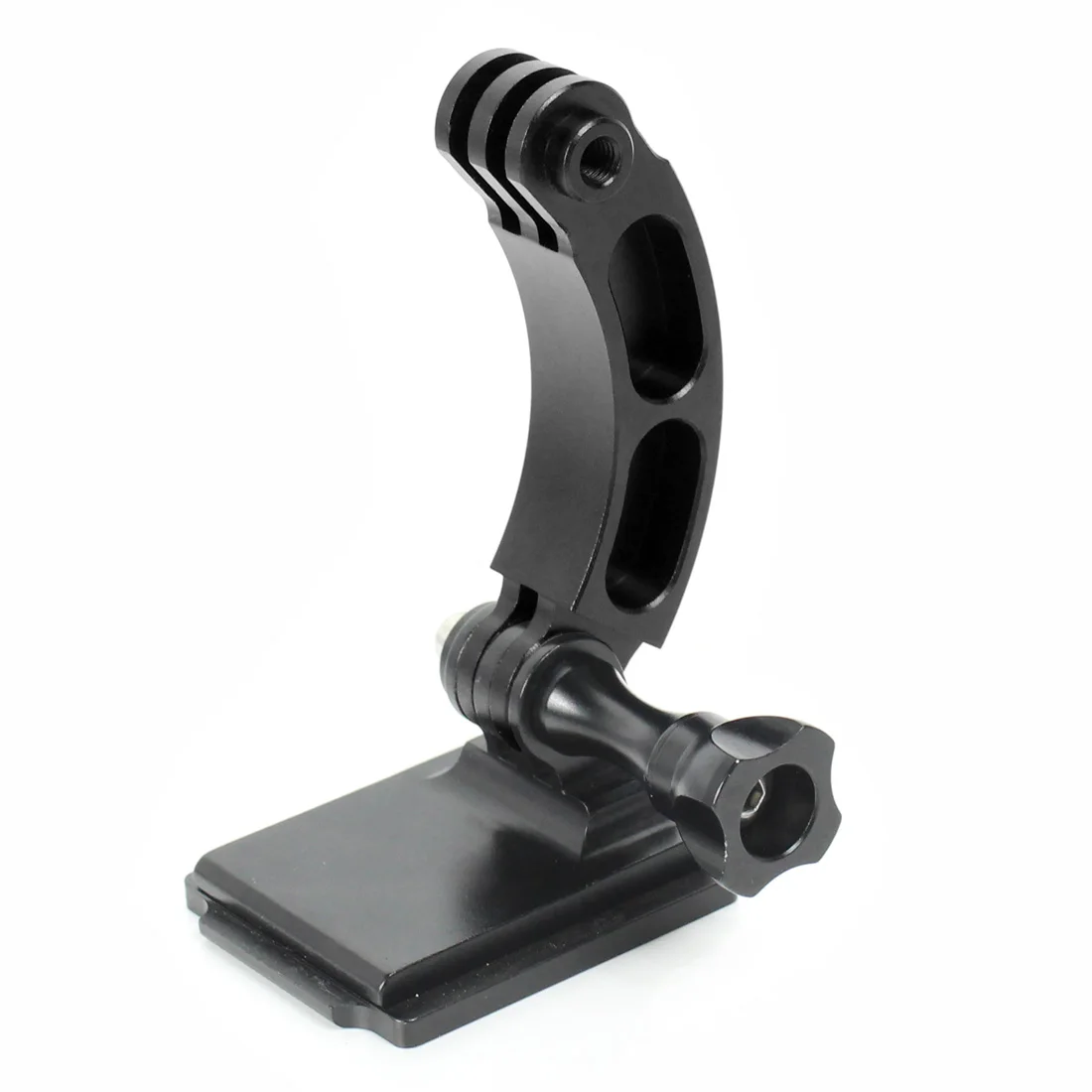 Base de soporte de montaje de casco NVG de 3 orificios de aluminio con adaptador de tornillo de brazo de extensión para Gopro YI Sjcam EKEN para cámara de acción OSMO - imagen 5