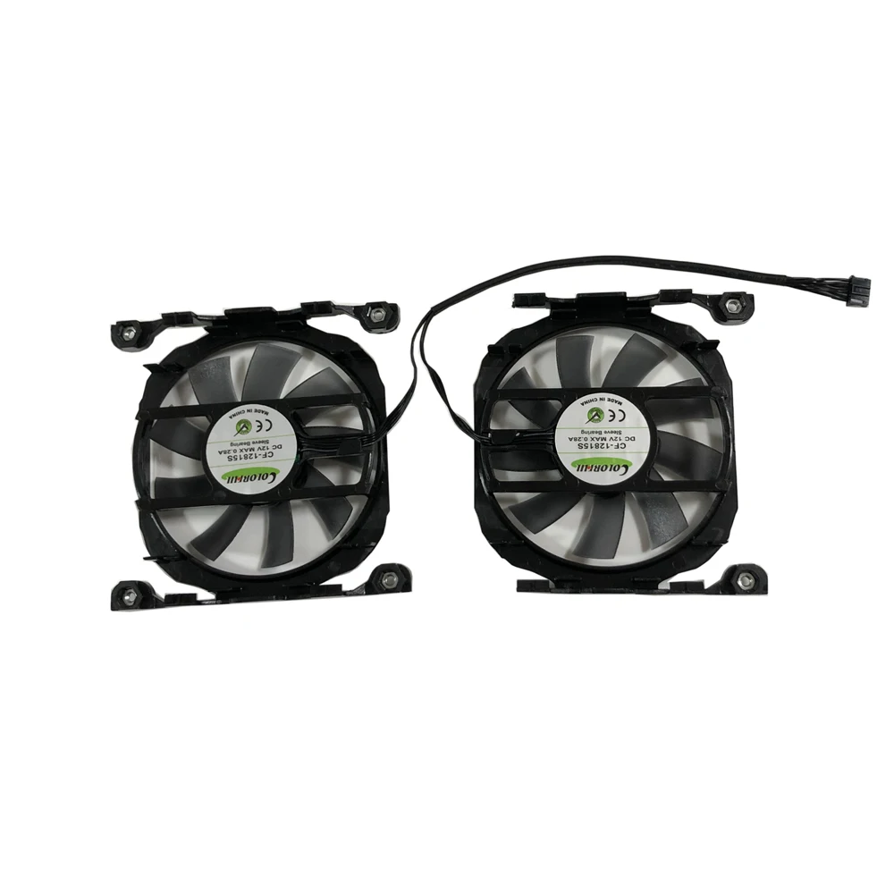 Enfriador GPU, ventilador de vídeo, 2 unids/set CF-12815S, para Inno3D GTX 760 HerculeZ 2000s 2gb, para INNO3D GTX 1070Ti X2 V2 - imagen 2