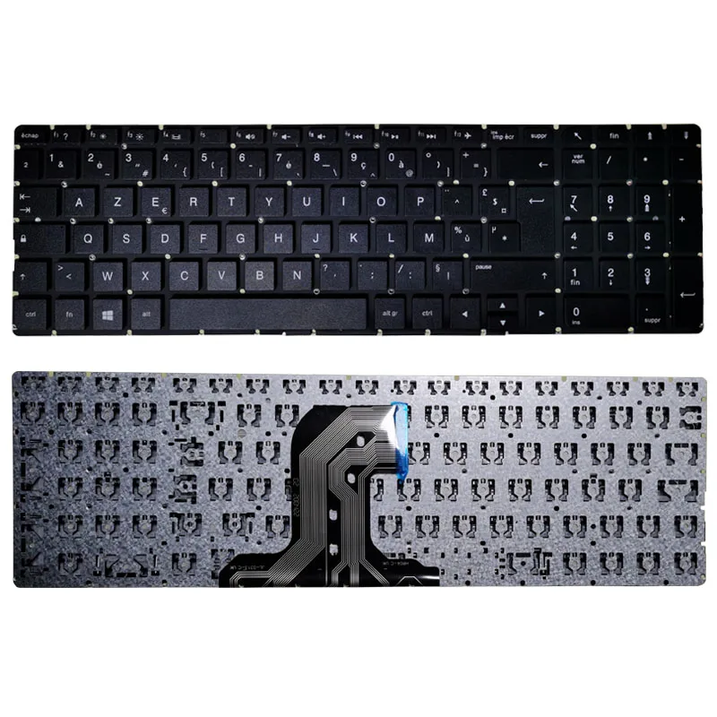 Teclado francés canadiense para portátil HP 250, G4, 256, G4, 255, G4, 15-ac, 15-ay, 15-ac000, 15-af, 15-af000, sin marco, CF-EN