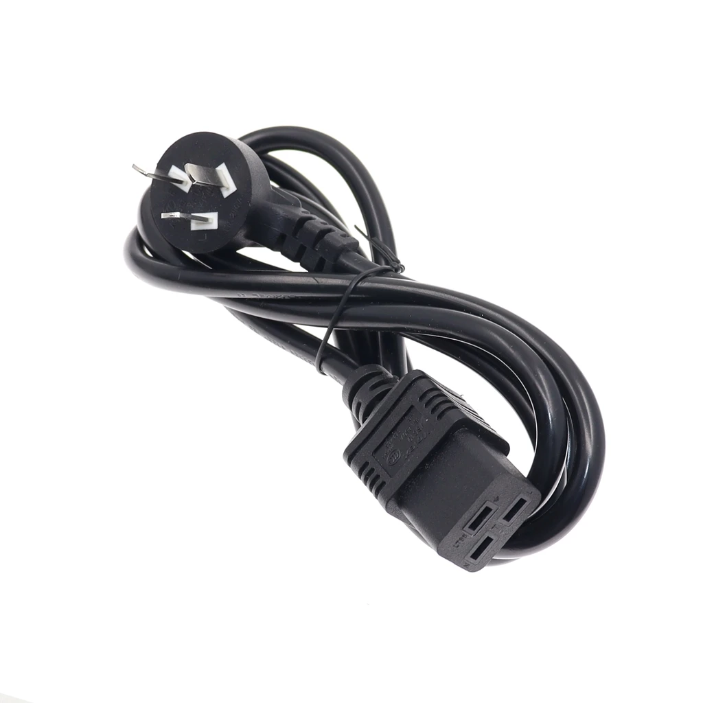 Cable de alimentación UPS CN, enchufe de China a IEC320 C19, Cable de extensión de alimentación de 1,8 m, 6 pies para servidor PDU, calibre de Cable de 16A, 3G, 1,5mm - imagen 2