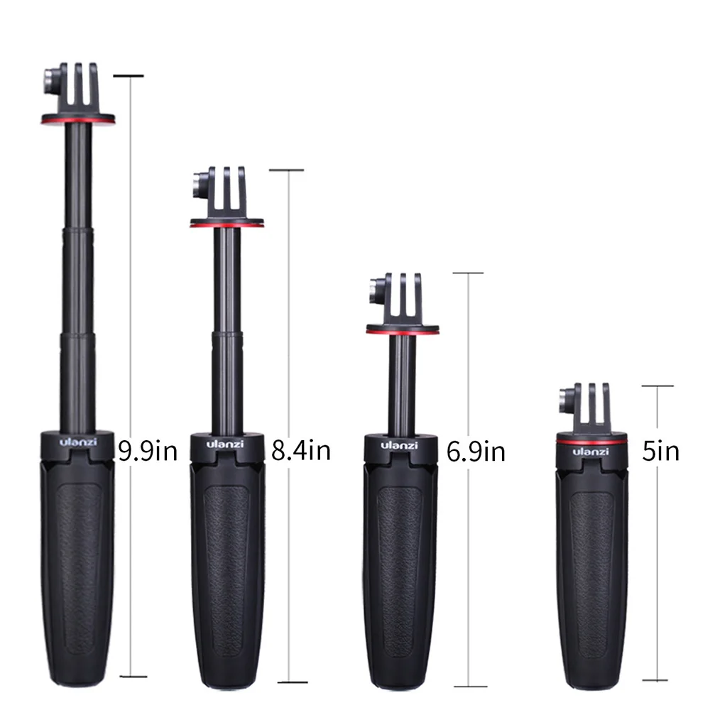 ULANZI MT-09 Gopro Action Camera Handle Mini trípode extensión trípode soporte montaje empuñadura para Gopro Hero 12 11 10 9 7 Sport Cam - imagen 4