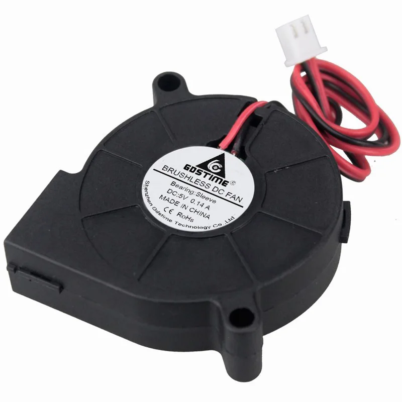 Gdstime-ventilador de refrigeración sin escobillas, 5V, 50x50x15mm, 50mm, 5015, 10 Uds. - imagen 4