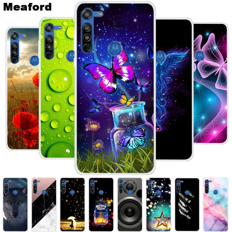 Para Moto G8 Power funda trasera de silicona suave para Motorola Moto G8 Plus funda de teléfono para Moto G8 Power Lite G 8 G8 + Capas bonitas