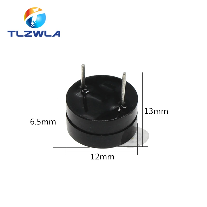 Alarma de zumbador activa, 3V, 5V, 12V, CA SOT, 12MM x 6,5 MM, Pitch 12065, MINI zumbadores magnéticos activos, aptos para Arduino Diy, 10 Uds. - imagen 3
