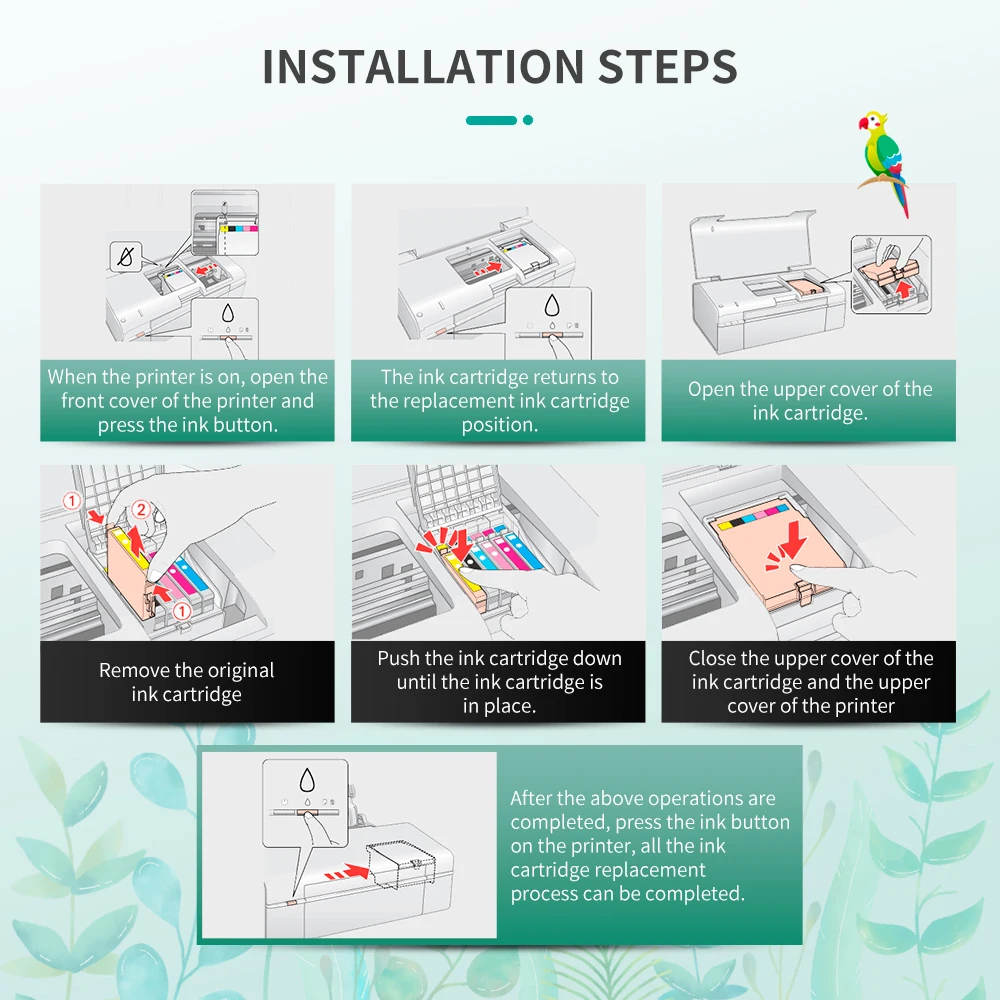 Cartucho de tinta 405XL 405 XL T405 Compatible con impresora Epson WF-3820 WF-3825 WF-4820 WF-4825 WF-4830 WF-8310 WF-7830 7840 7835 - imagen 2