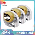 3PK Plastic Gold