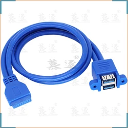 Cable cabecera USB 3.0 apilable panel hembra para placa base