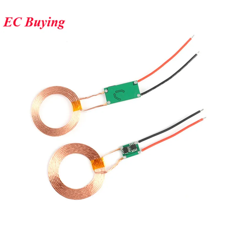 Módulo de potencia de cargador inalámbrico 5V 2A 2.6A, transmisor, receptor, Chip de carga, placa de circuito de Terminal de bobina, XKT001-01 para teléfono DIY - imagen 5