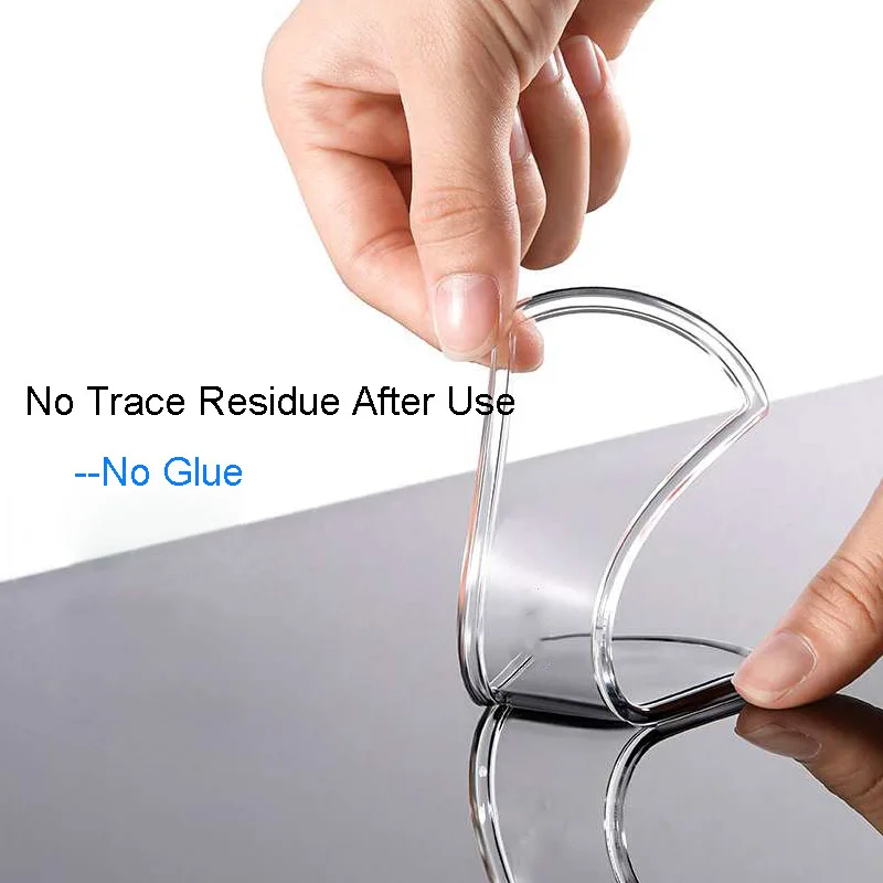 Soporte mágico Nano para pegatina de pared de escritorio, alfombrilla de goma, soporte para teléfono móvil, pasta de montaje para coche, soportes de adsorción fuertes, soporte suave - imagen 3