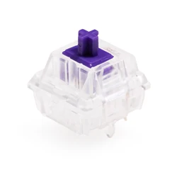 Gateron Zealio V2 Interruptores Táctiles RGB Púrpura 5 pines