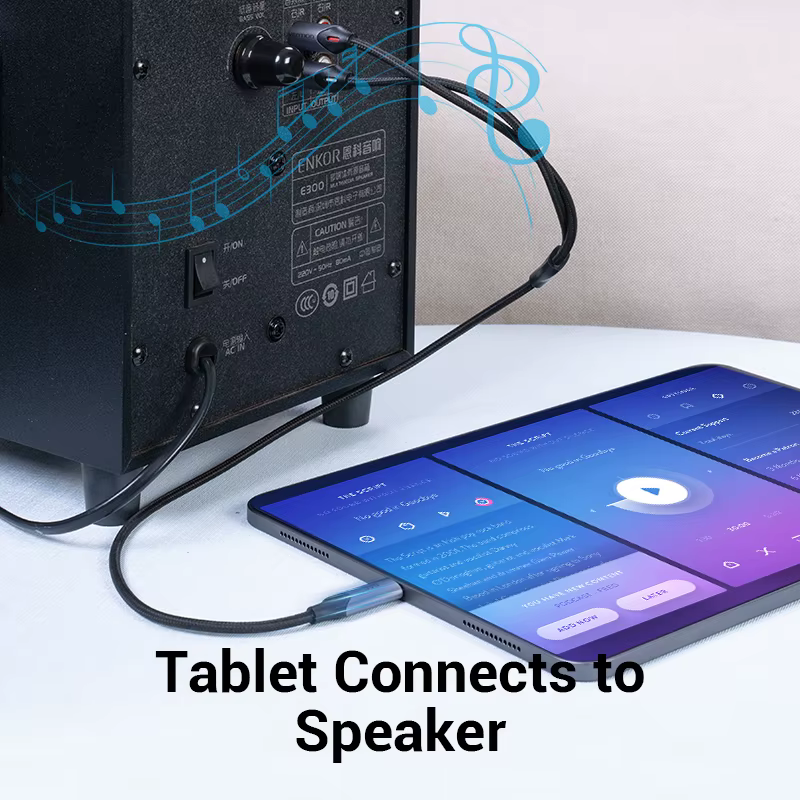 Vention Cable USB C a RCA Y - Audio para Altavoces Huawei Xiaomi - imagen 3