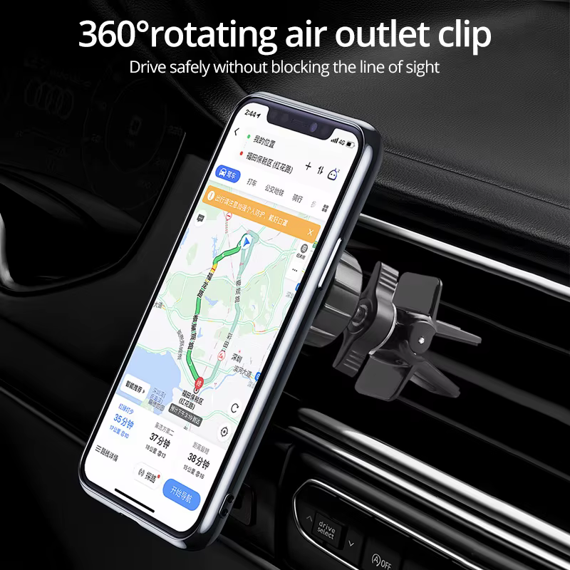 Soporte magnetico de gravedad para movil en salida de aire del coche - imagen 5