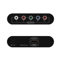 Convertidor HDMI a Componente 1080P – Adaptador Audio RCA