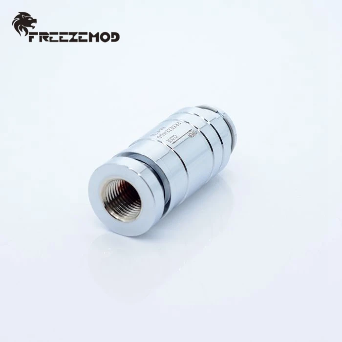 FREEZEMOD Válvula Parada Empuje Plana Doble Diente Interno Tubo Duro Cobre Completo Instalar Flujo Agua Ajustable Doble Hembra FM-PTSL - imagen 5