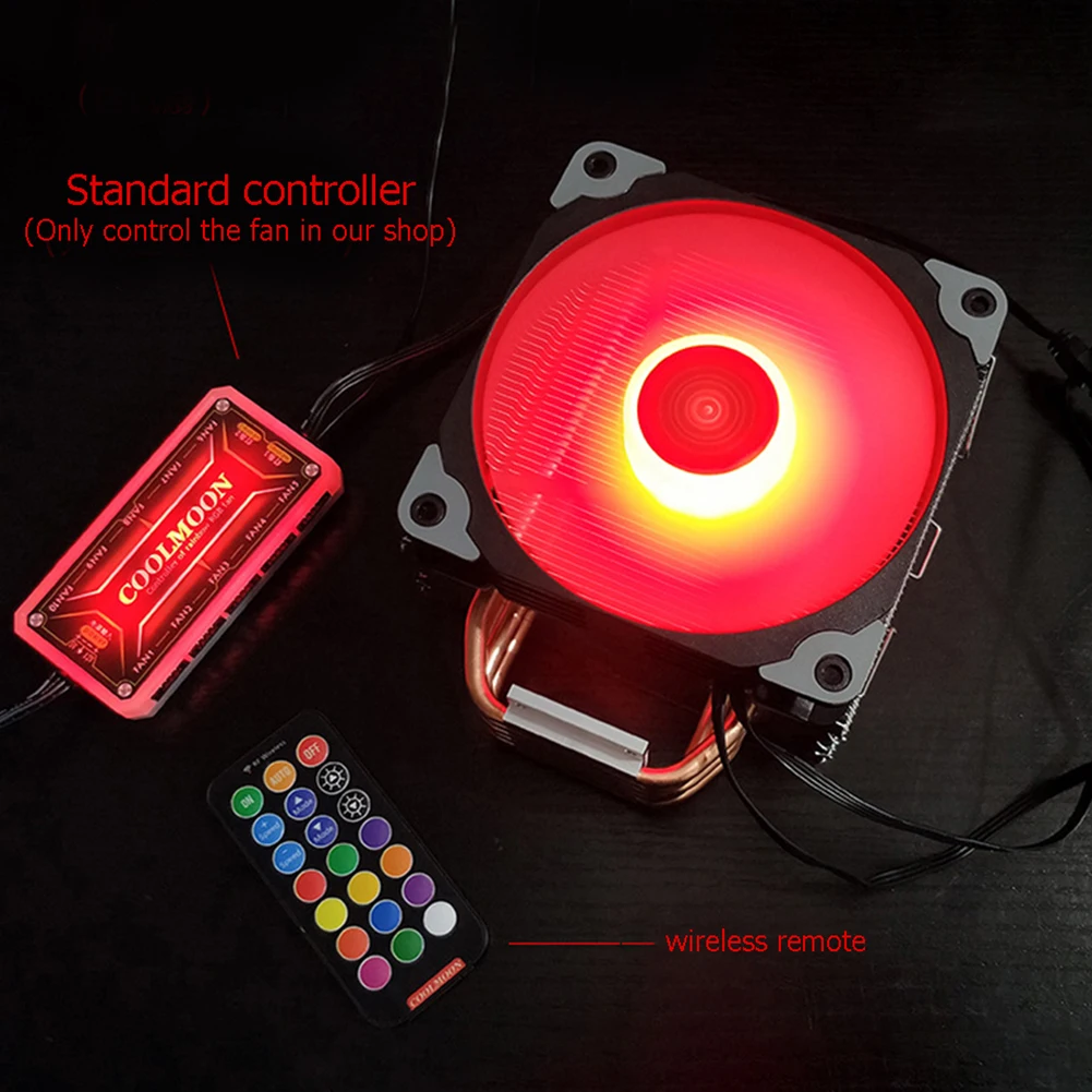 Coolmoon-Cable adaptador de controlador de ventilador, convertidor ARGB pequeño de 4 pines/6 pines, 5V, 3 pines - imagen 5