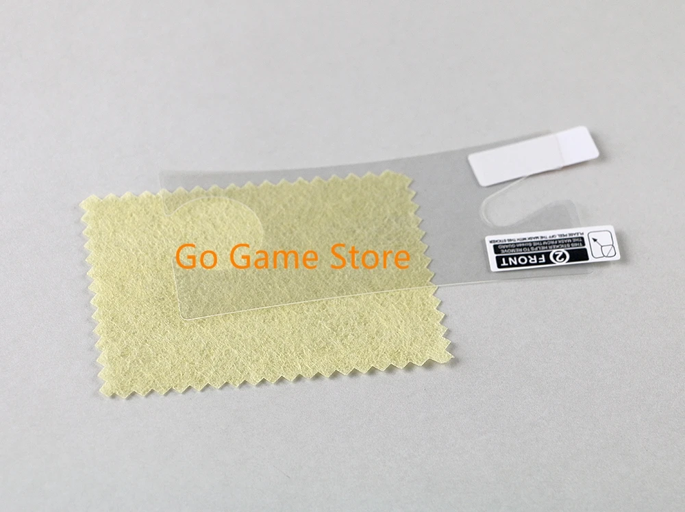 1 Juego de película protectora de pantalla LCD GBM + paño limpio para Gameboy Micro cubierta protectora de pantalla transparente - imagen 4