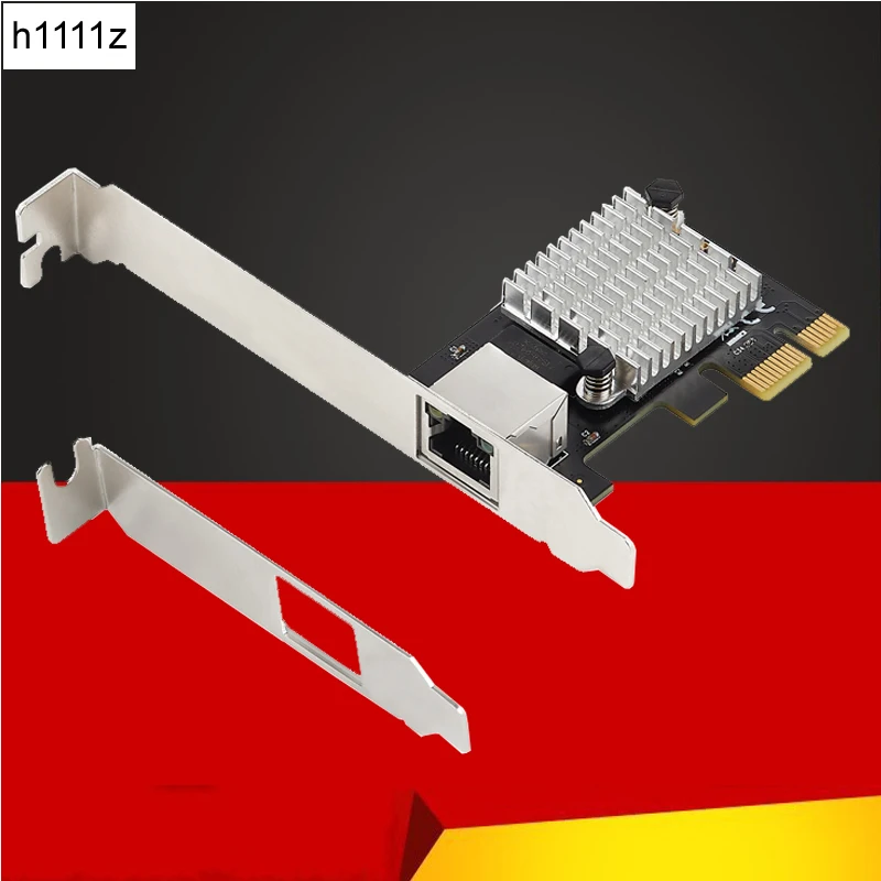 Tarjeta de red PCI Express 2,5 Gb 100/1000M/2500M RJ45, adaptador de red PCIe 2,5G Gigabit Etherent, tarjeta de red para Chips Intel I225