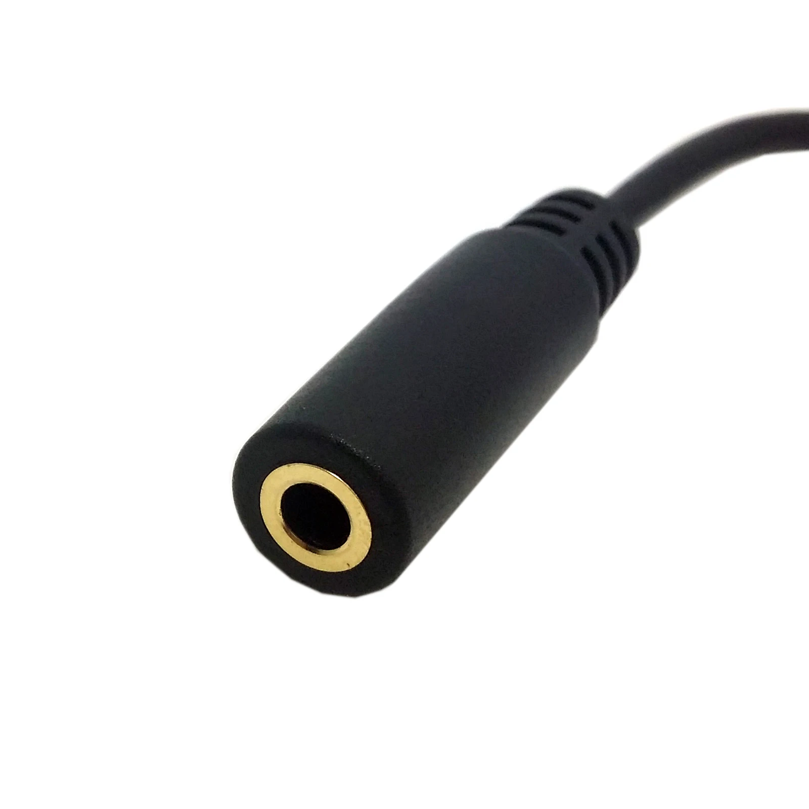 Audio Stereo 3.5mm Male to Right Angle Female M/F Plug Adapter Converter 3.5 mm Plug extended line Cable Cord 0.25m 1m - imagen 3