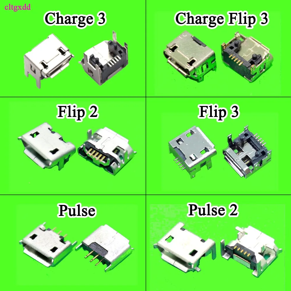 Para JBL charge 4 FLIP 3 4 2 Pulse 2 flip4 clip2 Altavoz Bluetooth Mini Micro USB Jack conector de carga enchufe de alimentación piezas de reparación - imagen 2