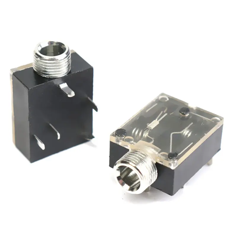 Conector Jack 3.5mm Hembra PJ-324 – Audio 5 Pines con Tuerca - imagen 2