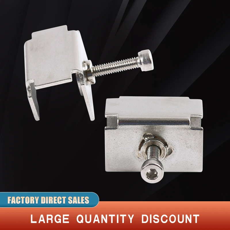 1/2/5 uds 3D piezas de la impresora de cama caliente Clip plataforma abrazadera Heatbed de placa de vidrio fijación ajustable Clips Accesorios - imagen 4