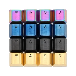 Teamwolf Keycaps Metal MX – Retroiluminación WASD R2 R3