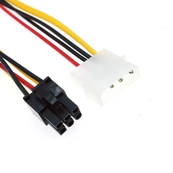 Adaptador Molex IDE Macho a PCIe Hembra para Gráficas