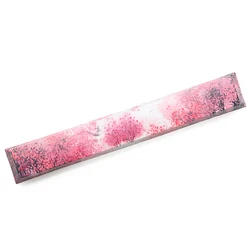 Keycaps PBT Dye-Sub Flor Ciruelo - Set Teclado Mecánico