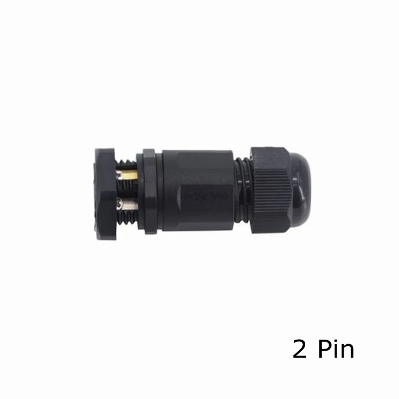 Conector impermeable M16 para exteriores, enchufe IP68 de 2/3/4 pines, conectores de Cable de alimentación tipo tornillo eléctrico, 380V, 15A, 2-8,5mm - imagen 2