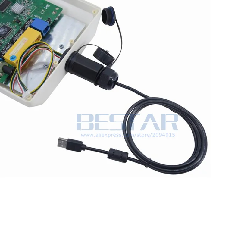 XHP 1m/1.5m/3m Cable de extensión impermeable USB tipo a hembra M25 IP68 tapa a prueba de polvo estándar Industrial 2,0 - imagen 5