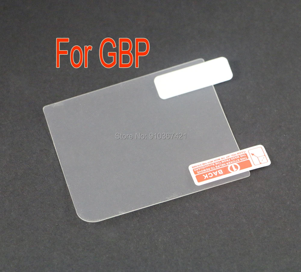 2 unids/lote lente de pantalla LCD película protectora transparente para Gameboy Color para GBA GBA SP GBC GB GBP para consola de juegos GBM