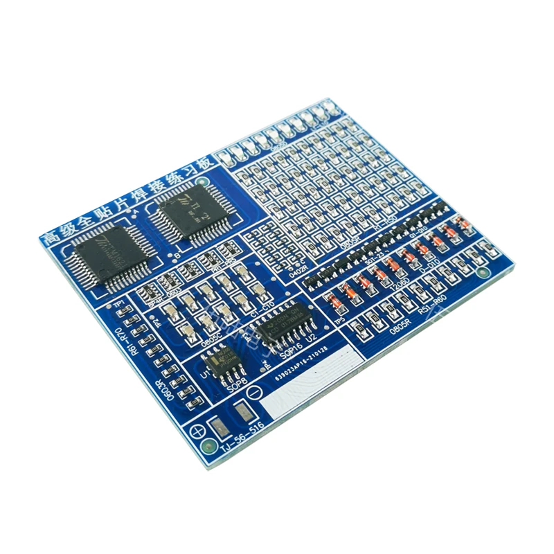 1kit SMT SMD componente tablero de práctica de soldadura Kit DIY resitor diodo Transistor por inicio aprendizaje electrónico - imagen 3