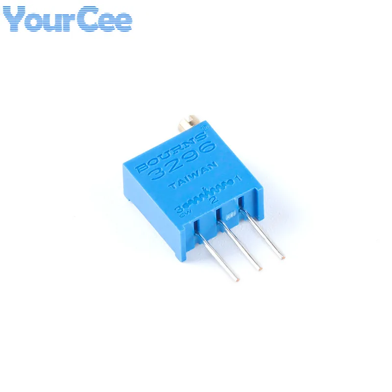 5 uds/2 uds 3296W potenciómetro recortador multivuelta resistencia Variable 10 20 50 100 200 500 1K 2K 5K 10K 20K 50K 100K 200K 1M 2M ohm - imagen 5