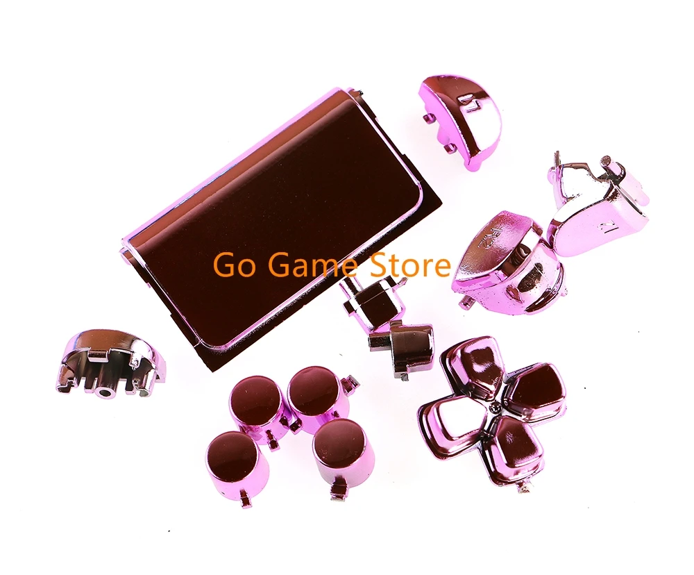 20 juegos para Playstation 4 PS4 botones completos Mod Set controlador cromado Joystick Videojuego 8 colores - imagen 5