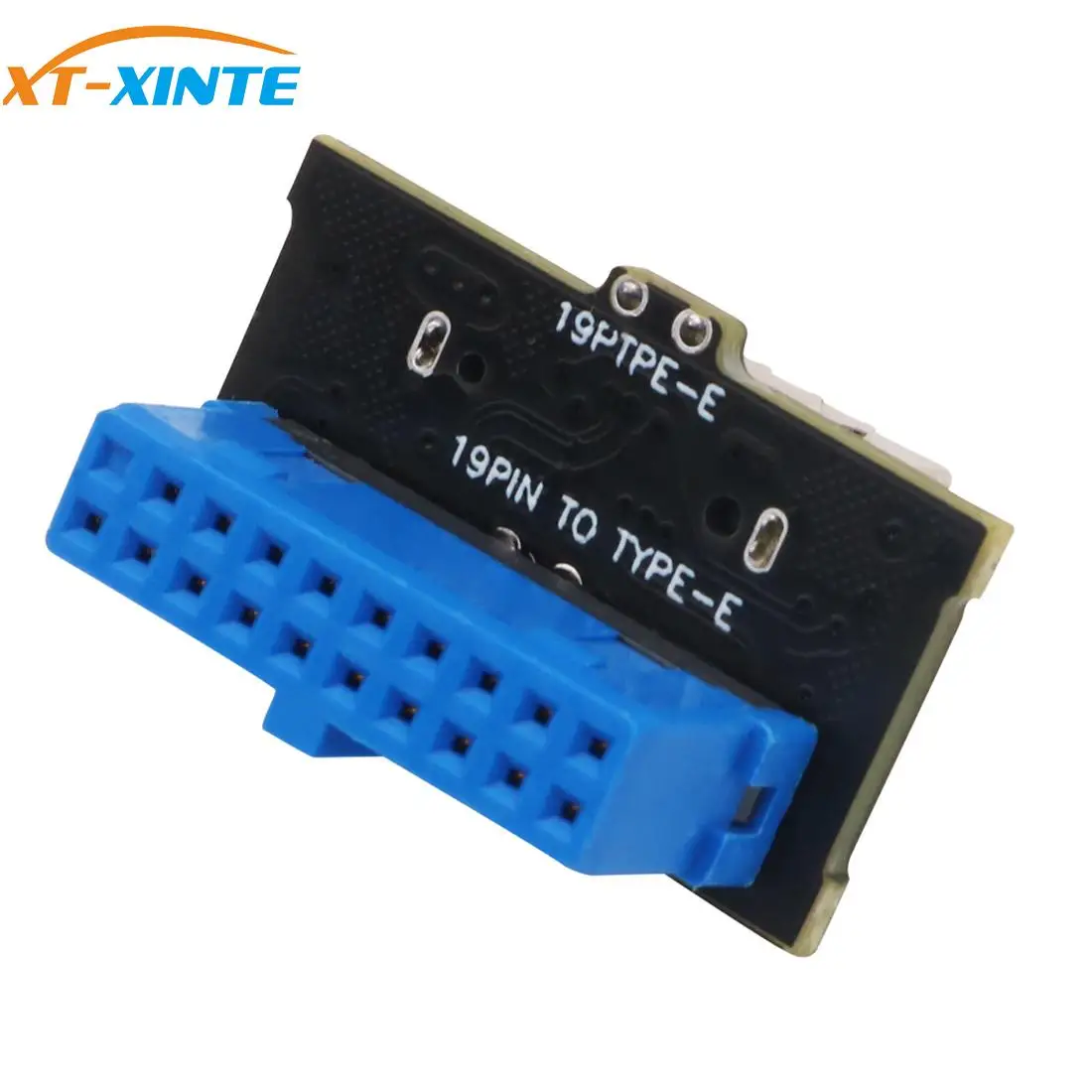 Adaptador de extensión macho para placa base, Panel frontal Vertical USB 3,1, key-a, tipo-e A USB 3,0, 20 pines, versión mejorada