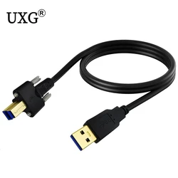 Cable USB 3.0 A-B con Tornillo para Docking