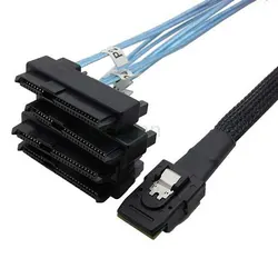 Mini SAS SFF-8087 a SFF-8482 Cable divisor alimentación SATA